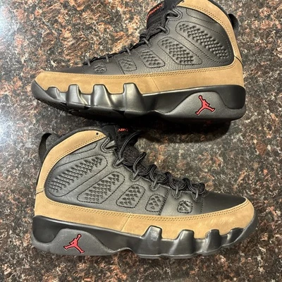 Nike Air Jordan IX 9 Retro 2024 Negro Verde Oliva Claro HV4794-030 talla 8 Para hombres Foto 1 de 4