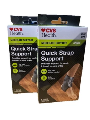 Correa rápida de tobillo CVS Health Support talla única LOTE DE 3 ($90 valor) Foto 1 de 4
