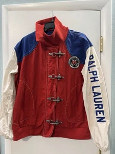 Chaqueta Polo Ralph Lauren Cierre de Regata 152º Club Náutico Anual RARA Mediana ¡BONITA! - Imagen 1 de 7