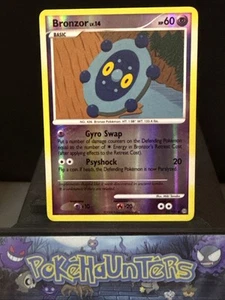 Pokemon Card Bronzor 55/100 Reverse Holo Stormfront Near Mint - Picture 1 of 2