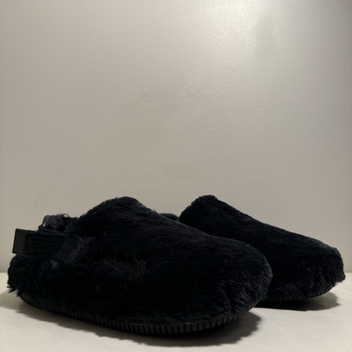 Sandalo Nike Calm Mule SE nero pelliccia sintetica slides donna taglia 6 casual lifestyle