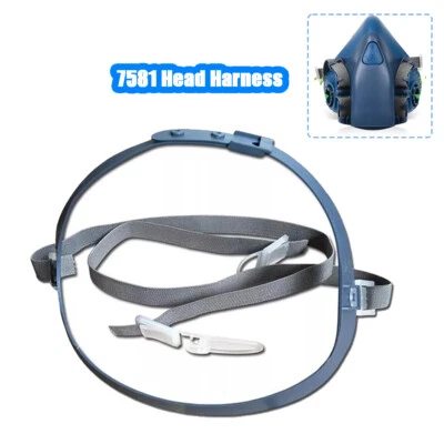 7502 Mask Head Harness Assembly 7581 Head Strap Respiratory Replacements Parts - Image 1 of 4