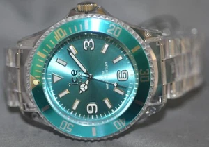 ICE Men's Pure Blue Dial Clear Plastic Watch PU.TE.B.P.12 - Picture 1 of 5