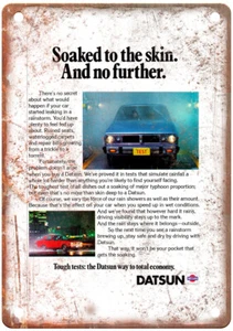 Vintage 1978 Datsun ad Auto Ad Reproduction Metal Sign A11358 - Picture 1 of 2