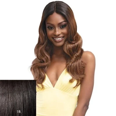 Peluca delantera de encaje suizo Janet Collection Essentials HD - SAMMIE (1B) Foto 1 de 4