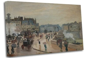 Claude Monet Pont Neuf,Paris Canvas Wall Art Picture Print - Picture 1 of 7