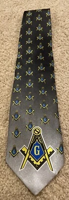 "Corbata vintage Rainbow Connection Freemasons 57""" Foto 1 de 3