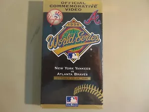 Official Commemorative Video 1996 World Series Yankees VS Braves VHS Sealed - Picture 1 of 5