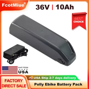 36V 10Ah Ebike Battery Polly Electric Bicycle Downtube Lithium Batteries - Picture 1 of 9