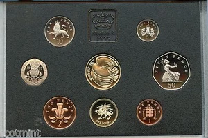 1995 Regno Unito Royal Mint Proof SET DI MONETE - Foto 1 di 2
