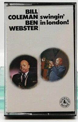 Cassette Bill Coleman Ben Webster Swingin in London Made in Holland Black Lion - Image 1 of 2