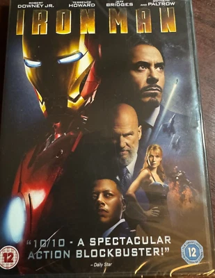 IRON MAN -  DVD FILM NEW & SEALED WITH FREE UK POSTAGE OFFERED. - Image 1 of 2