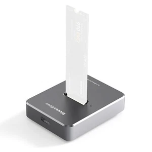 Aluminium Alloy USB 3.1 NVME+SATA SSD Enclosure M Key USB M.2 Docking Station l - Afbeelding 1 van 15