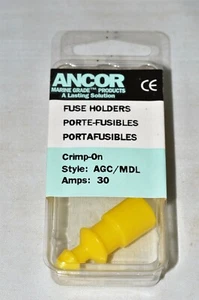 Nuevos soportes para fusibles de grado marino anclaje #607012 clasificación 30A estilo: AGC/MDL - Imagen 1 de 4