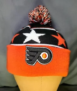 PHILADELPHIA FLYERS Ball Top Knit Cap - Picture 1 of 9