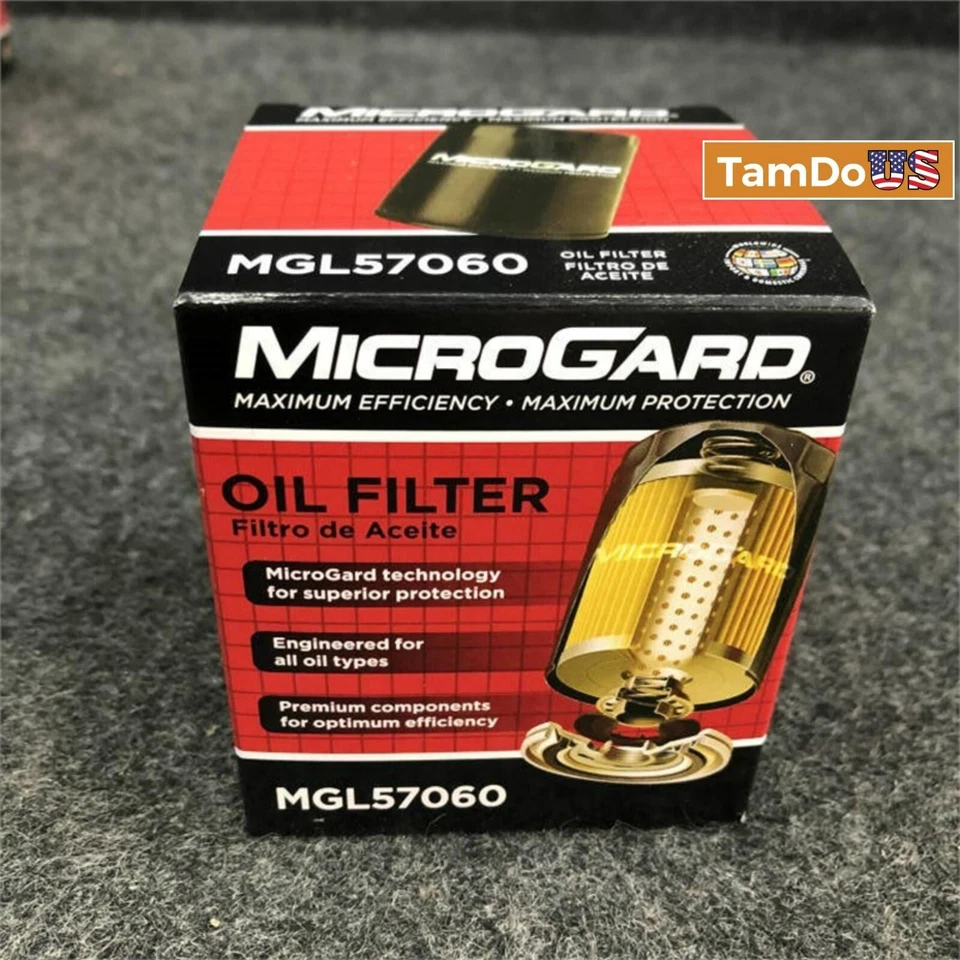 (Lote de 100) Filtro de aceite MicroGard MGL57060 - GM Chrysler Jeep Fita Foto 1 de 4