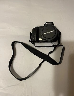 Olympus SP Series SP-560 UZ 8.0MP Digital Camera - Black For Parts - Powers On - Image 1 of 4