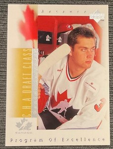 1996-97 DANIEL TETRAULT UPPER DECK PROGRAM OF EXCELLENCE ROOKIE #376 TEAM CANADA