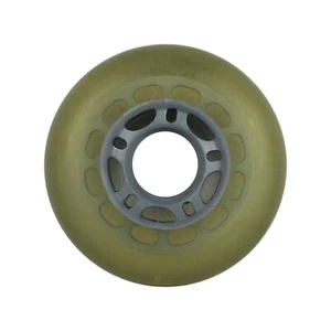 Rueda de patín en línea multiuso 72 mm 78A plata transparente interior/exterior (individual) - Imagen 1 de 3