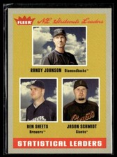 2005 Fleer Tradition Gray Backs #6 Randy Johnson/Ben Sheets/Jason Schmidt