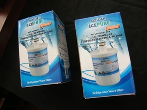 GOLDEN ICEPURE REFRIGERATOR WATER FILTER RWF0100A (2 EA) - Picture 1 of 6