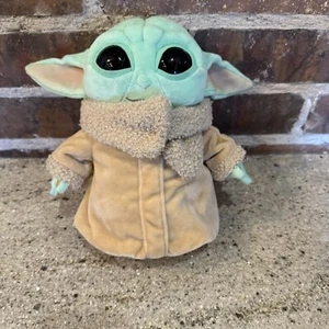 STAR WARS Mandalorian The Child 9in Plush Baby Yoda Doll Grogu Mattel - Picture 1 of 8