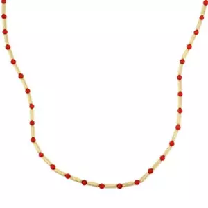 David Yurman Cora Bead Necklace 18k Yellow Gold Cable Tube Link 36.5" Long - Picture 1 of 4