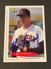 Gar Finnvold Signed 1991 Classic Best Card Auto Boston Red Sox Autograph COA