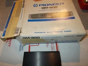 Pioneer GM-800 VERSTÄRKER - SCHÖNER ZUSTAND - FUNKTIONIERT - Bild 1 von 5