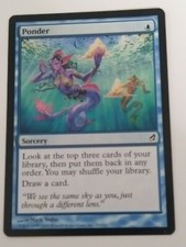 Magic the Gathering 1x Ponder - Lorwyn  - MTG NM English Common Blue Sorcery
