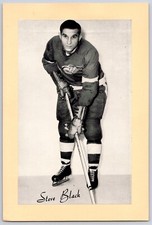 Steve Black 1948-64 Beehive Corn Syrup Group 2 Detroit Red Wings Hockey Photo