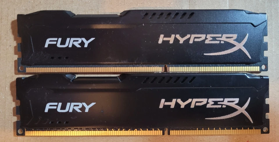 HyperX FURY 8gb kit DDR3-1600 (2 x 4gb) - Image 1 of 2
