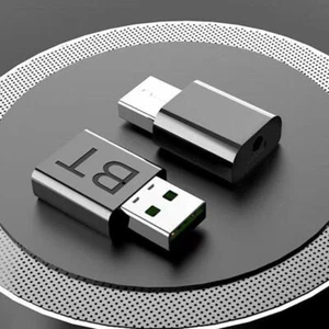 4 in1 USB Bluetooth 5.0 Sender Empfänger AUX Audio Neu / PC S3 Für TV - Afbeelding 1 van 10