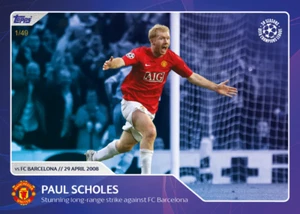 ➠ Topps Champions League 30 Seasons #14 Paul Scholes - ManUnited - Parallel /49 - Bild 1 von 2