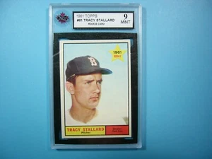1961 TOPPS MLB BASEBALL CARD #81 TRACY STALLARD ROOKIE RC KSA 9 MINT SHARP!! GL - Picture 1 of 2