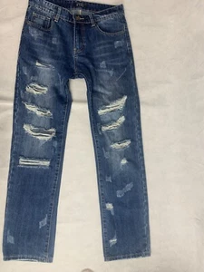 Pantalones de mezclilla azul envejecido SSLR colección para hombre W30XL31 - Imagen 1 de 6