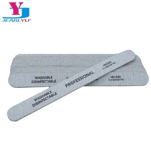 50Pcs NAIL FILES 180/240 Grey Nail Art Sanding Files Grit Buffer Buffing Acrylic - Picture 1 of 4