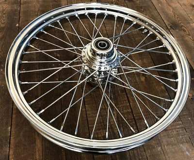 Harley Davidson Sportster XL1200 Chrome Front Wheel Rim Hub 21 x 2.15 x 6.5 - Image 1 of 4