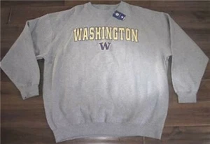NUEVA SUDADERA WASHINGTON HUSKIES M MEDIANA NUEVA CON ETIQUETAS FUTBOL - Imagen 1 de 1