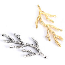 10Pcs/Set Vintage Alloy Branch Charms Pendant Jewelry Finding DIY Making Cr  A s