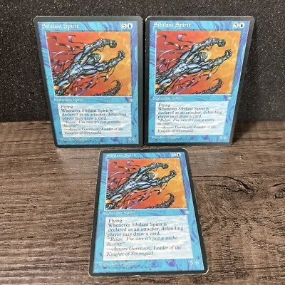 SIBILANT SPIRIT MAGIC THE GATHERING ICE AGE MTG RARE 3 - Image 1 of 4
