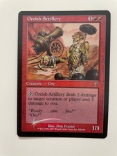 MTG FOIL 7TH EDITION ORCISH ARTILLERY NM MAGIC THE GATHERING UNCOMMON CREATURE