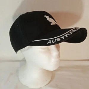 Australien Känguru Mütze Kappe Riemen hinten schwarz - Bild 1 von 8