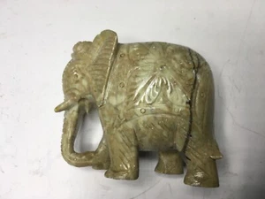 Vintage Carved Elephant Figure - Picture 1 of 12