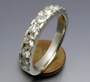 ANILLO SEMIMEMORIA DIAMANTE PLATINO DE PRIMERA CALIDAD - PLATINO 950 PLATINO - Imagen 1 de 11