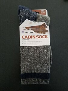 Mens Hiking Socks Yaktrax Explorer Cabin Socks Hunting Blister Free One Size New