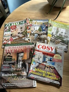 5x Zeitschrift Romantisch Wohnen Ideen Wohnmagazin Shabby Vintage Deko Interior - Bild 1 von 1