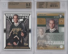 2002-03 Pacific Private Stock Titanium /99 Steve Ott BGS 9.5 GEM MINT Rookie RC
