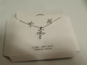 Juego de Cruces de Circonio Cúbico de Plata Esterlina 925 Giani Bernini - Nuevo - Imagen 1 de 2