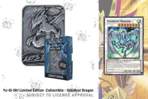86238 Yu-Gi-Oh! Ltd Ed Metal Stardust Dragon - Picture 1 of 1